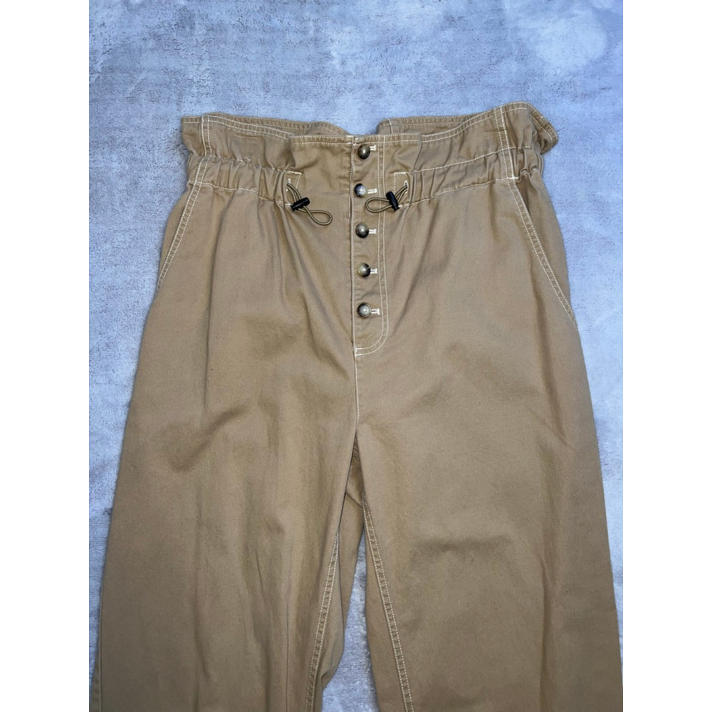 Urban Outfitters Cargo Grunge Brown Wide Leg Pants M - Picture 2 of 5